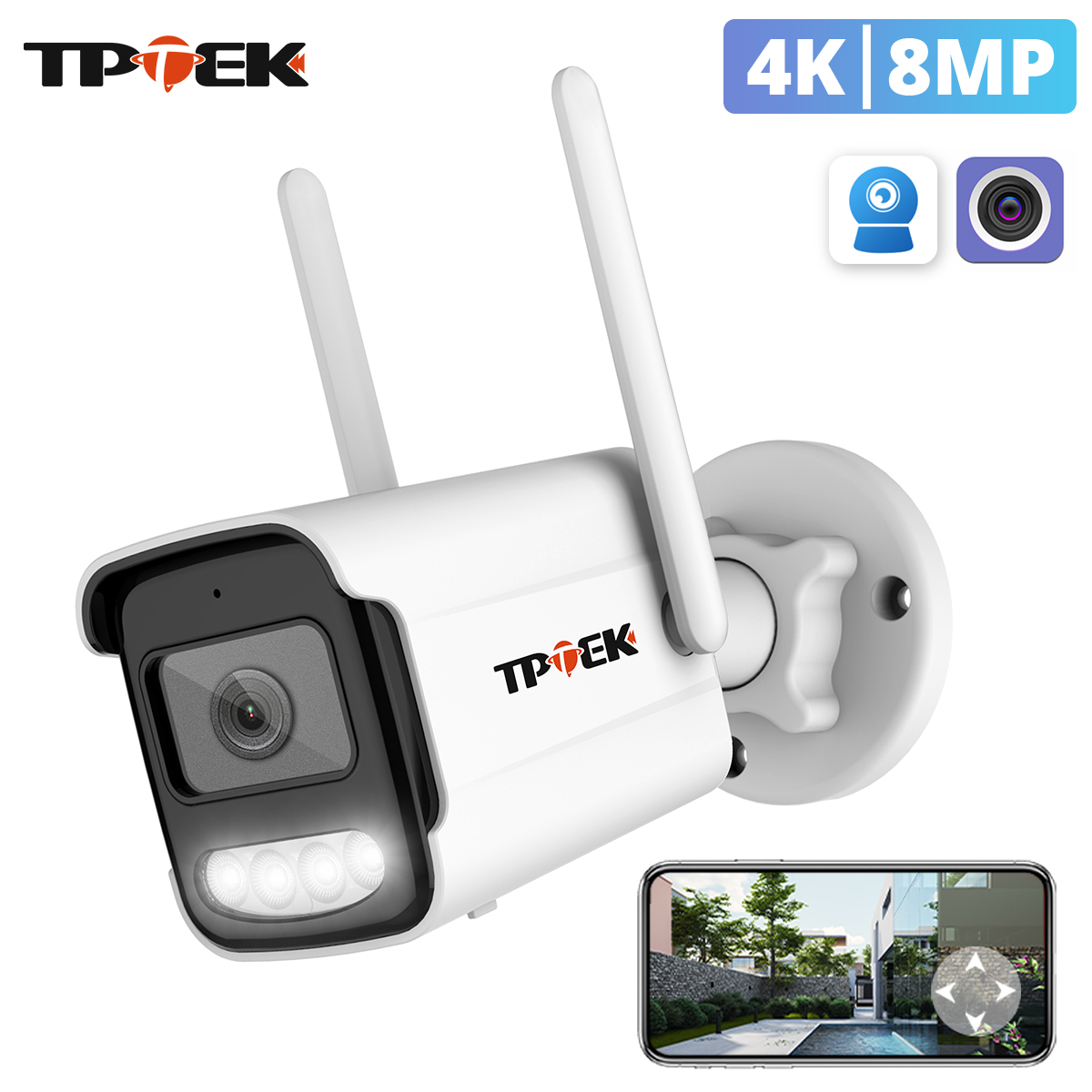Btt Skr Mini - Kamera IP 8MP 4K, kamera monitoringu