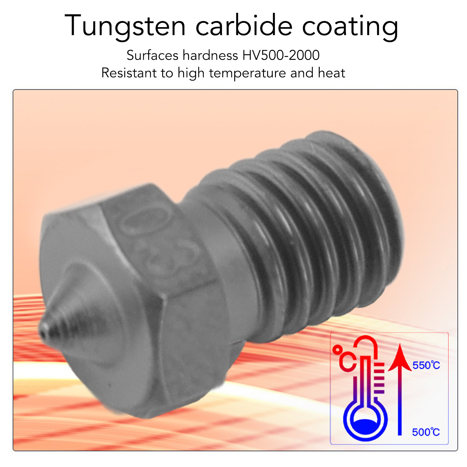 Dysze do drukarek 3D, model V6 – Nozzle Tungsten recenzja i cena