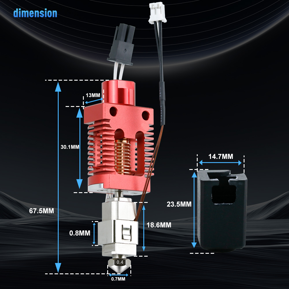Zestaw Hotend do Creality Ende – Hotend 0.4Mm recenzja i cena