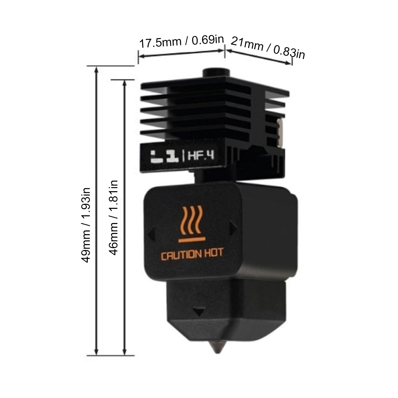 Wymienny hotend o wysokim prze – Hotend 0.4Mm recenzja i cena