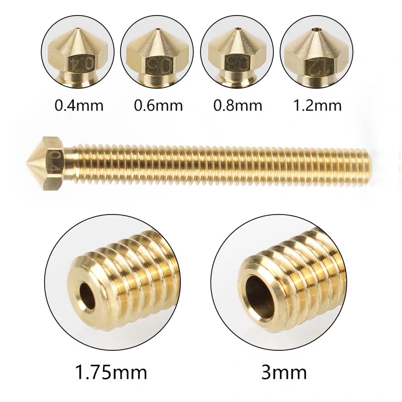 Przedłużona dysza z mosiądzu S – Printer Nozzle recenzja i cena