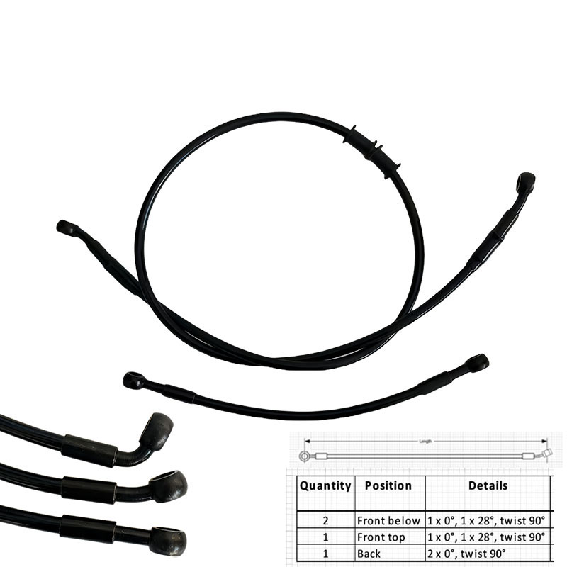 AN3 Moto Hydrauliczny wąż hamu – Ptfe Tube recenzja i cena