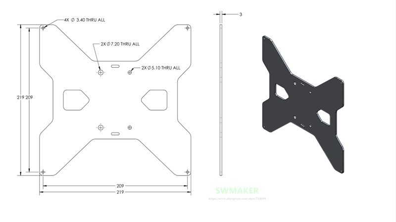TEVO Tarantula aluminium Y Pod – 3D Printer Stand recenzja i cena